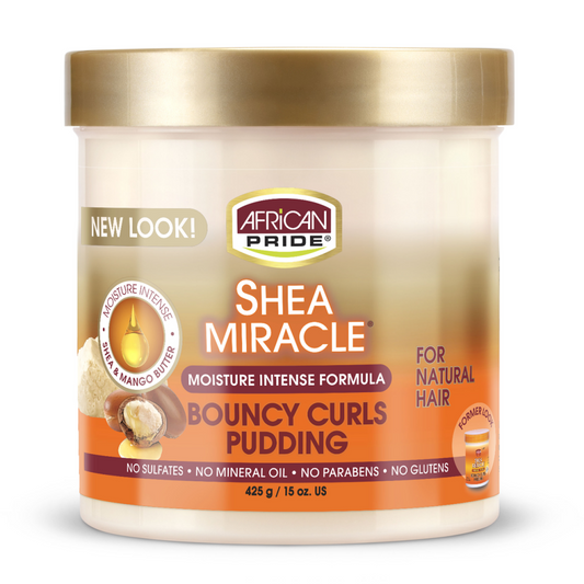 African Pride Shea Miracle Bouncy Curls Pudding (425g)