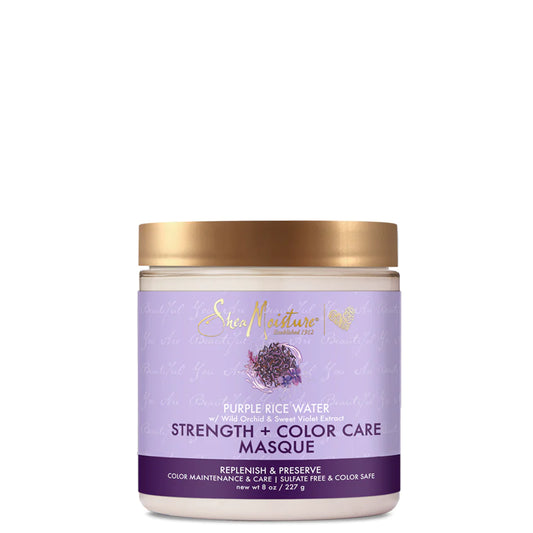Shea Moisture Purple Rice Water Strength & Colour Care Masque (227g)