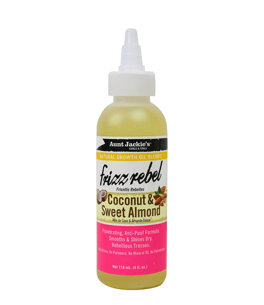Aunt Jackie’s Frizz Rebel Coconut & Sweet Almond Oil (118ml)