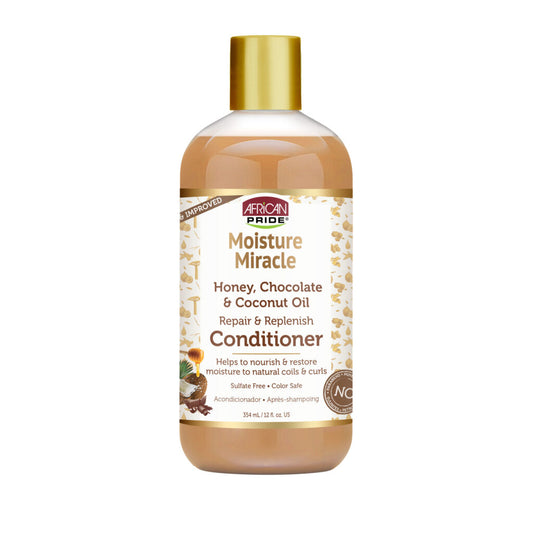 African Pride Moisture Miracle Honey, Chocolate & Coconut Oil Conditioner (354ml)