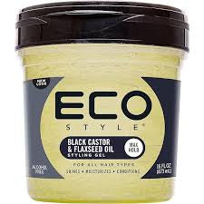 Eco Style Gel Black Castor & Flaxseed Oil